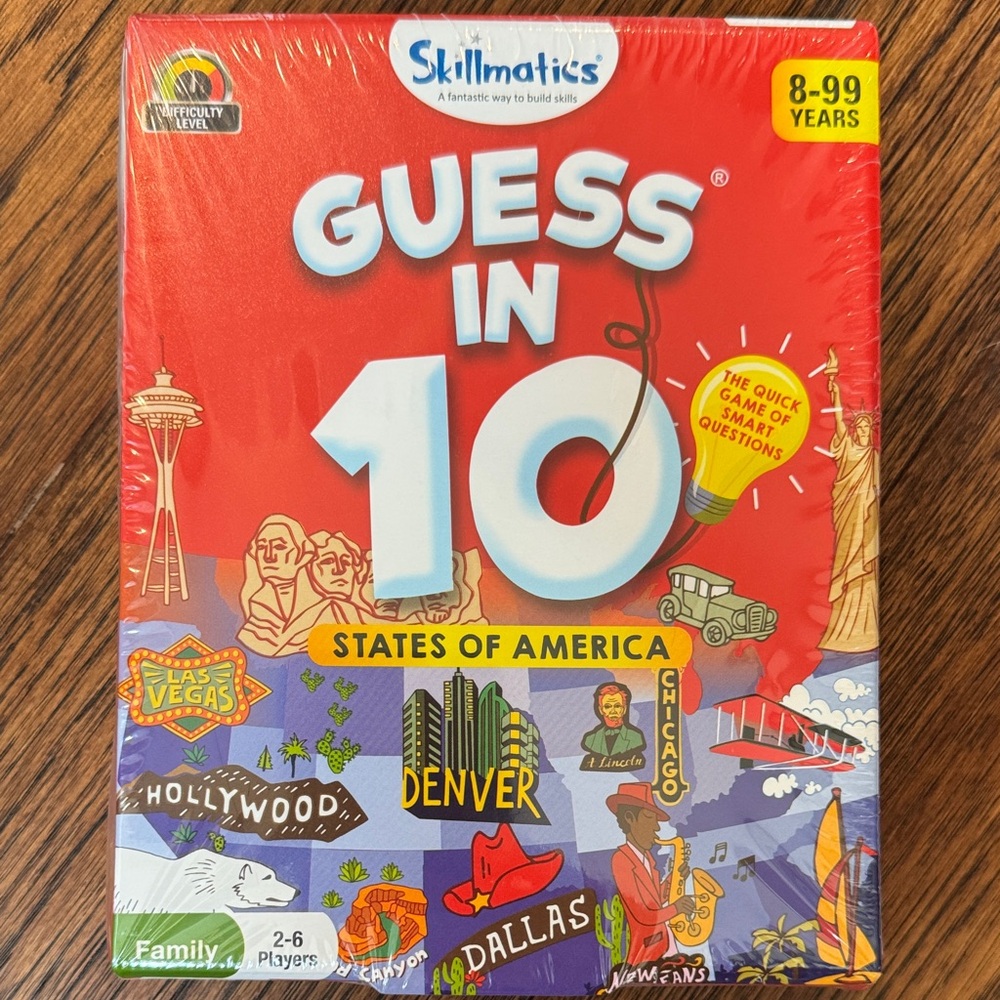 Guess In 10 States of America Board Game